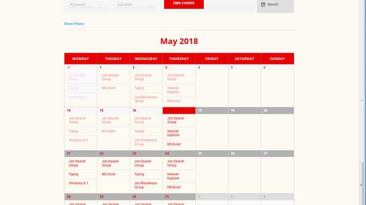 Take a Look at our New Calendar